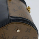 LOUIS VUITTON Monogram Reverse Cannes Handtas 2-weg M43986 LV Auth 44215SAV-18