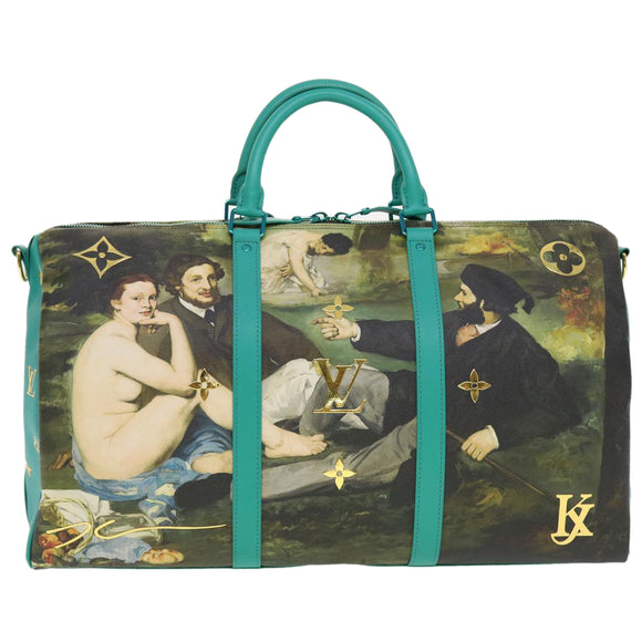 LOUIS VUITTON Masters Collection MANET Keepall Bandouliere 50 M43344 Auth 44429S