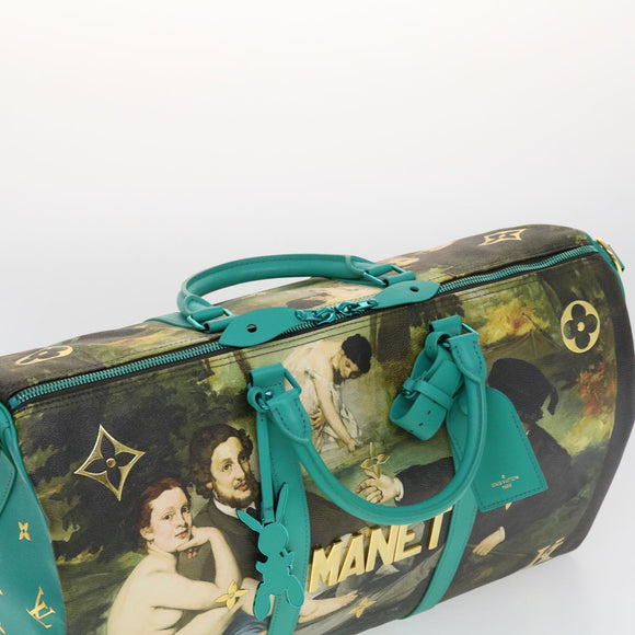 LOUIS VUITTON Masters Collection MANET Keepall Bandouliere 50 M43344 Auth 44429SM