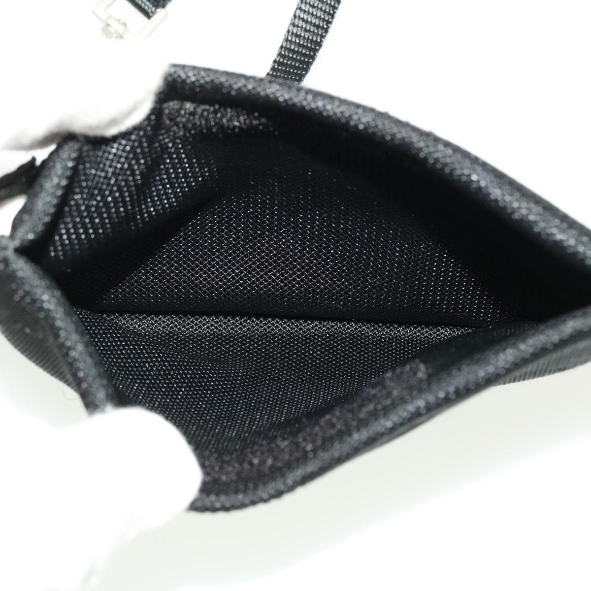 PRADA Shoulder Bag Nylon Pink Black Auth 44511