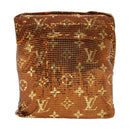 LOUIS VUITTON Monogram Mesh Frances Shoulder Bag Sequin M92287 LV Auth 44524S-1