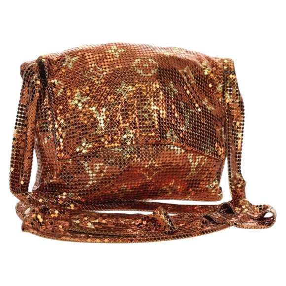 LOUIS VUITTON Monogram Mesh Frances Shoulder Bag Sequin M92287 LV Auth 44524SM