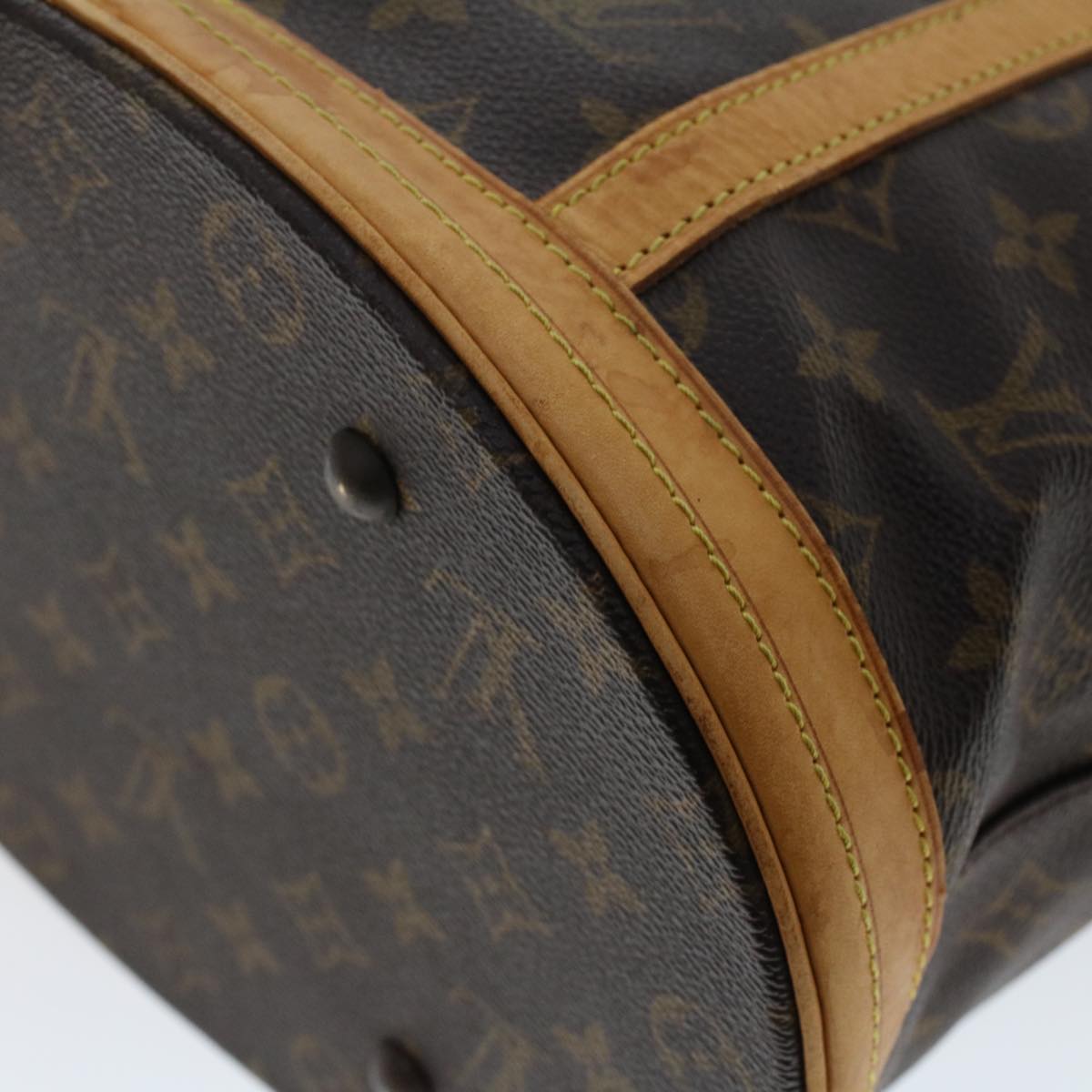 LOUIS VUITTON Monogram Bucket GM Shoulder Bag M42236 LV Auth 44535