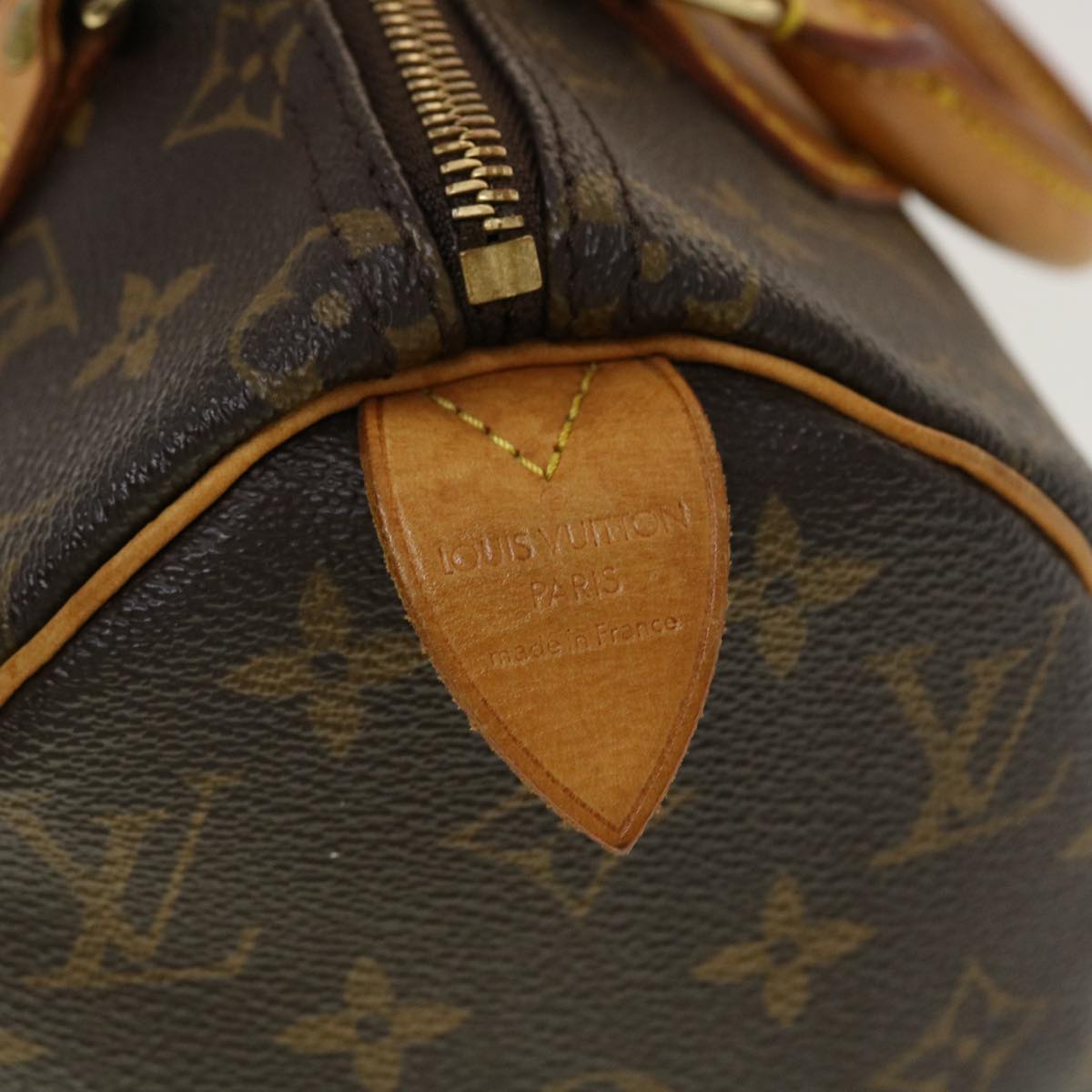 LOUIS VUITTON Monogram Speedy 25 Hand Bag M41528 LV Auth 44767