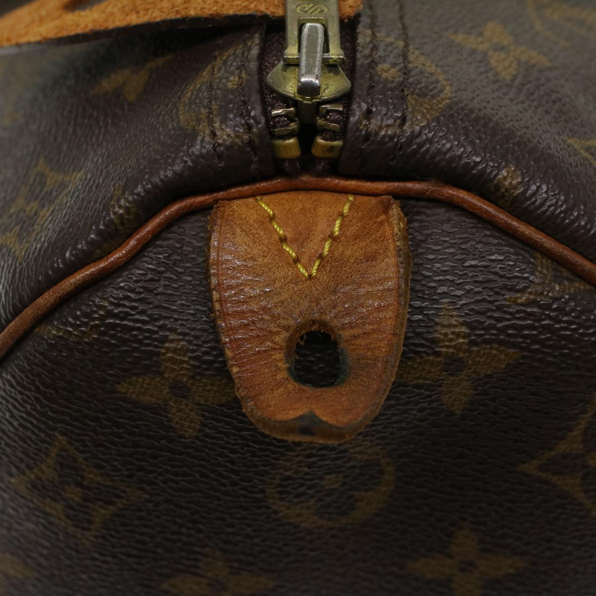 LOUIS VUITTON Monogram Speedy 35 Hand Bag M41524 LV Auth 44874