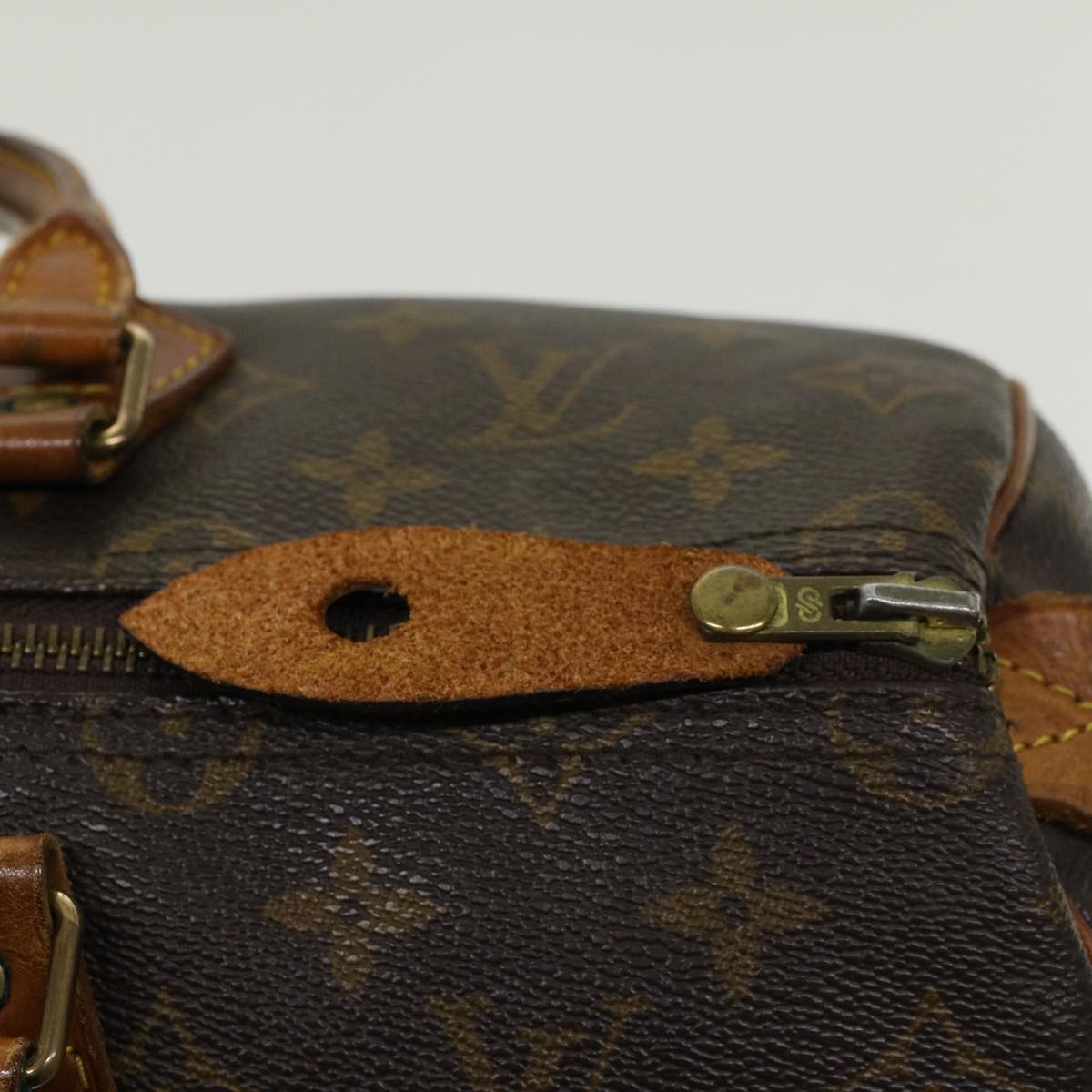 LOUIS VUITTON Monogram Speedy 35 Hand Bag M41524 LV Auth 44874