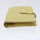 HERMES Bearn Compact Wallet Epsom Yellow Auth 45049SM-3