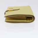 HERMES Bearn Compact Wallet Epsom Yellow Auth 45049AM-4