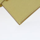 HERMES Bearn Compact Wallet Epsom Yellow Auth 45049AM-7