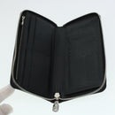 LOUIS VUITTON Zippy Wallet Vertical Taurillon Leather Black M58804 Auth 45066S-9
