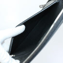 LOUIS VUITTON Zippy Wallet Vertical Taurillon Leather Black M58804 Auth 45066S-11
