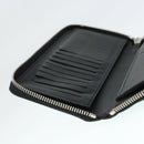 LOUIS VUITTON Zippy Wallet Vertical Taurillon Leather Black M58804 Auth 45066S-21
