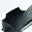 LOUIS VUITTON Zippy Wallet Vertical Taurillon Leather Black M58804 Auth 45066S-23