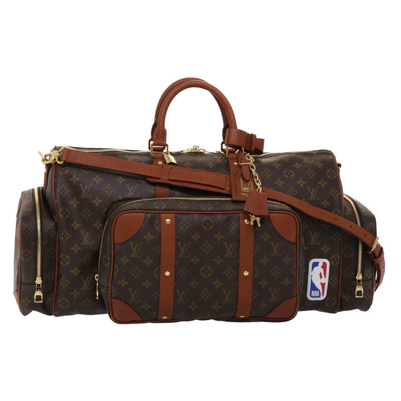 LOUIS VUITTON Monogram NBA Gym Bag Boston Bag 2way M45794 LV Auth 45425S
