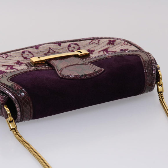 LOUIS VUITTON Monogram Empire Revan Shoulder Bag Viole N91107 LV Auth 45444SV