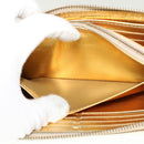 LOUIS VUITTON Zippy Wallet Long Wallet Suhari Gold M95569 LV Auth 45569-20