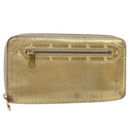 LOUIS VUITTON Zippy Wallet Long Wallet Suhari Gold M95569 LV Auth 45569-1
