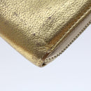 LOUIS VUITTON Zippy Wallet Long Wallet Suhari Gold M95569 LV Auth 45569-14