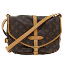 LOUIS VUITTON Monogram Saumur 30 Shoulder Bag M42256 LV Auth 45666AV-1