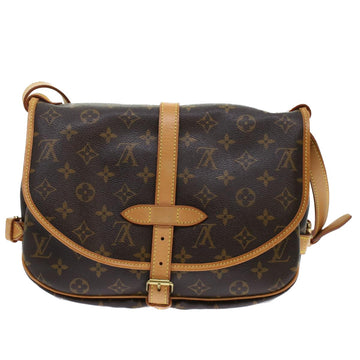 LOUIS VUITTON Monogram Saumur 30 Shoulder Bag M42256 LV Auth 45666AV - 0