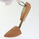 Salvatore Ferragamo Shoes Keeper Wood Metal Beige Auth 45678-6