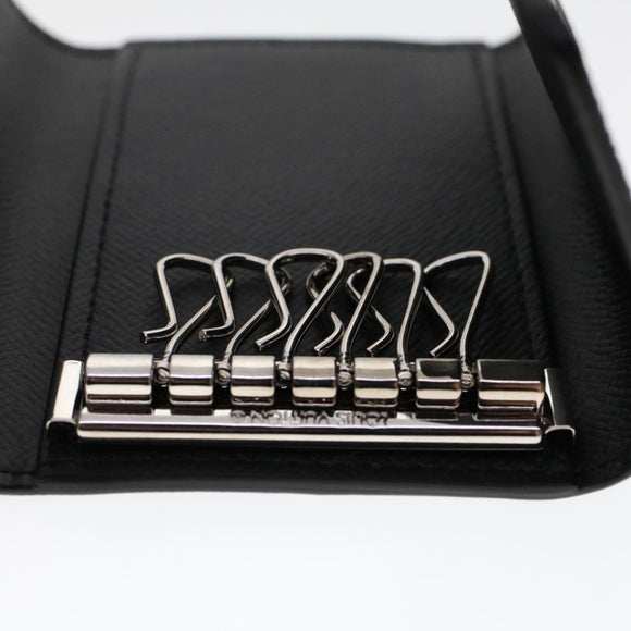 LOUIS VUITTON Monogram Eclipse Multicles6 Key Case M82603 LV Auth 45696A