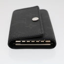 LOUIS VUITTON Monogram Eclipse Multicles6 Key Case M82603 LV Auth 45696A-3