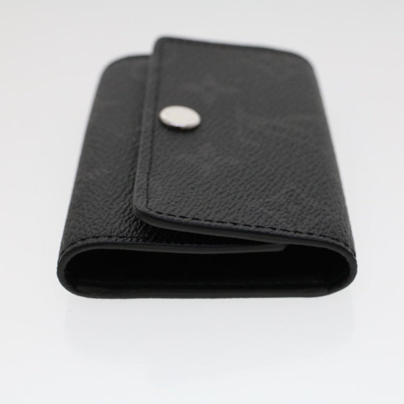 LOUIS VUITTON Monogram Eclipse Multicles6 Key Case M82603 LV Auth 45696A