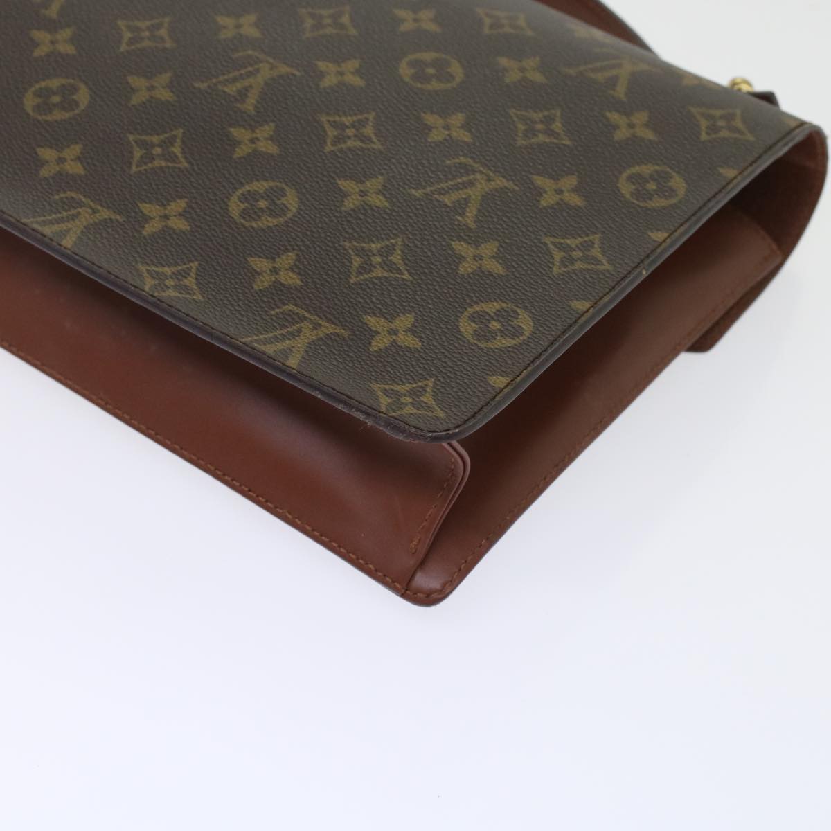 LOUIS VUITTON Monogram Monceau28 Hand Bag 2way M51185 LV Auth 46093