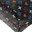 LOUIS VUITTON Monogram Game On Neverfull MM Schultertasche M57483 LV Auth 46152S-15
