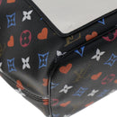 LOUIS VUITTON Monogram Game On Neverfull MM Schultertasche M57483 LV Auth 46152S-16