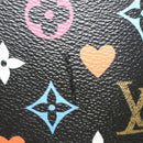 LOUIS VUITTON Monogram Game On Neverfull MM Schultertasche M57483 LV Auth 46152S-9