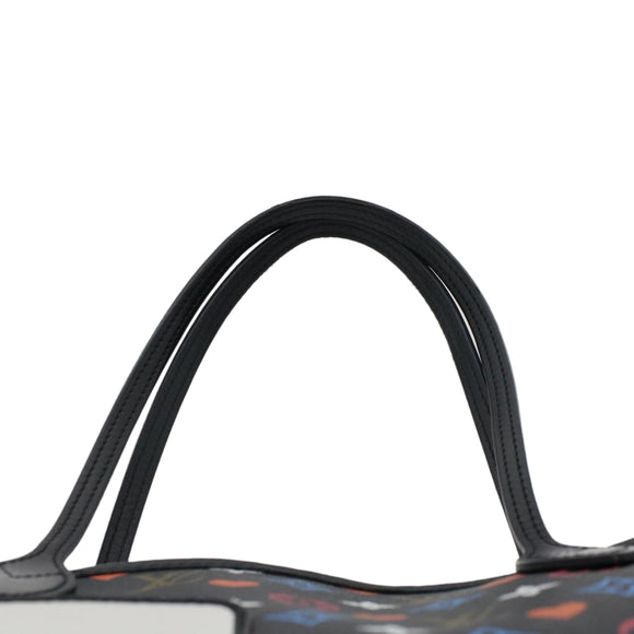 LOUIS VUITTON Monogram Game On Neverfull MM Schultertasche M57483 LV Auth 46152S