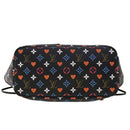 LOUIS VUITTON Monogram Game On Neverfull MM Schultertasche M57483 LV Auth 46152S-5