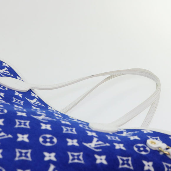 LOUIS VUITTON Monogram Jaguar Neverfull MM Tote Bag Velvet M46220 LV Auth 46153S