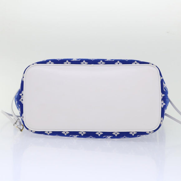 LOUIS VUITTON Monogram Jaguar Neverfull MM Tote Bag Velvet M46220 LV Auth 46153S