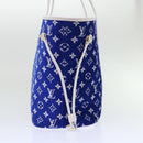 LOUIS VUITTON Monogram Jaguar Neverfull MM Tote Bag Velvet M46220 LV Auth 46153S-4