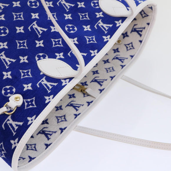 LOUIS VUITTON Monogram Jaguar Neverfull MM Tote Bag Velvet M46220 LV Auth 46153S