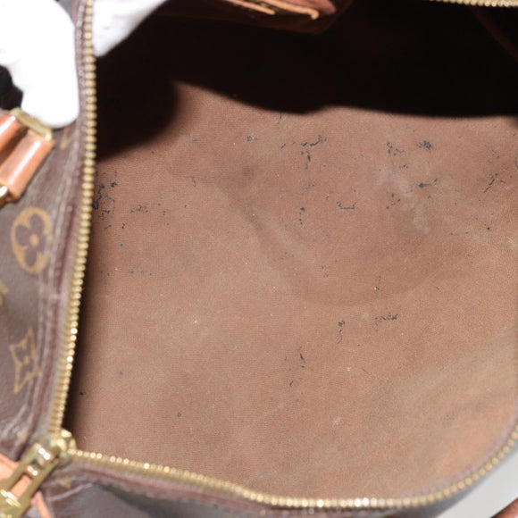 LOUIS VUITTON Monogram Speedy Bandouliere 30 Hand Bag 2way M41112 LV Auth 46219