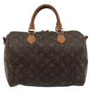 LOUIS VUITTON Monogram Speedy Bandouliere 30 Hand Bag 2way M41112 LV Auth 46219-3