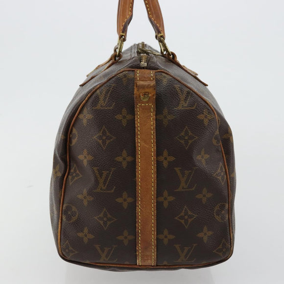 LOUIS VUITTON Monogram Speedy Bandouliere 30 Hand Bag 2way M41112 LV Auth 46219