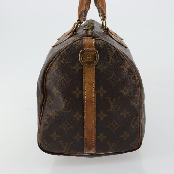 LOUIS VUITTON Monogram Speedy Bandouliere 30 Hand Bag 2way M41112 LV Auth 46219