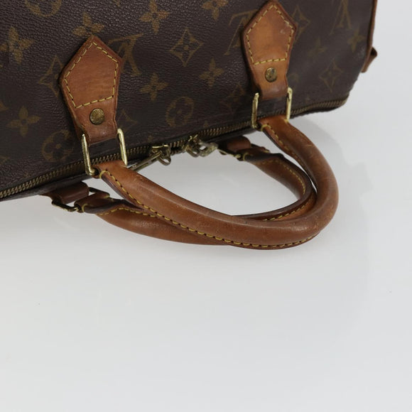 LOUIS VUITTON Monogram Speedy Bandouliere 30 Hand Bag 2way M41112 LV Auth 46219