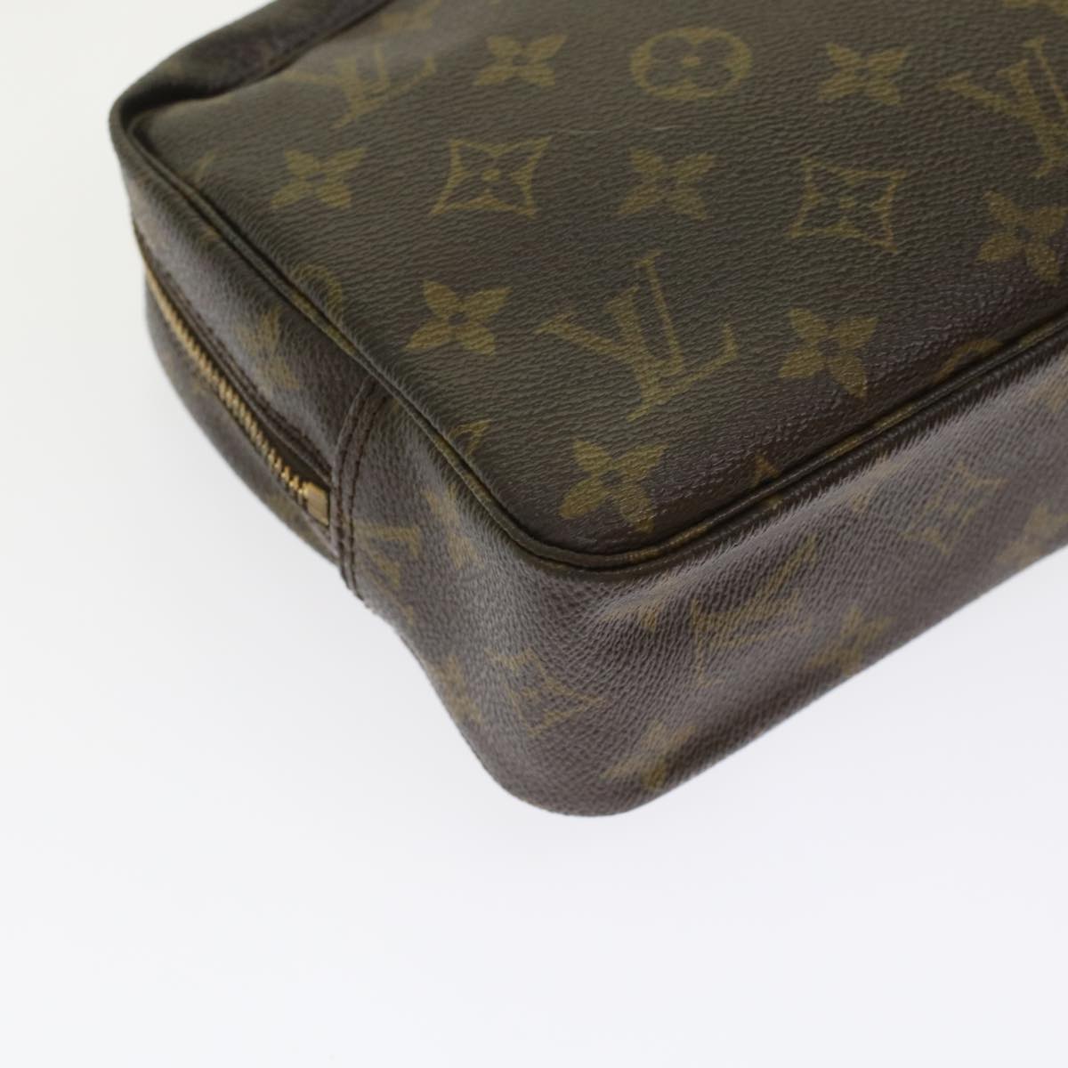 LOUIS VUITTON Monogram Trousse Toilette 23 Clutch Bag M47524 LV Auth 46278