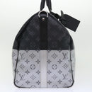 LOUIS VUITTON Eclipse Split Keepall Bandouliere 50 Boston Bag M43817 Auth 46325S-4