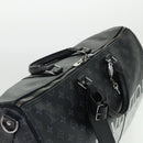 LOUIS VUITTON Eclipse Split Keepall Bandouliere 50 Boston Bag M43817 Auth 46325S-7