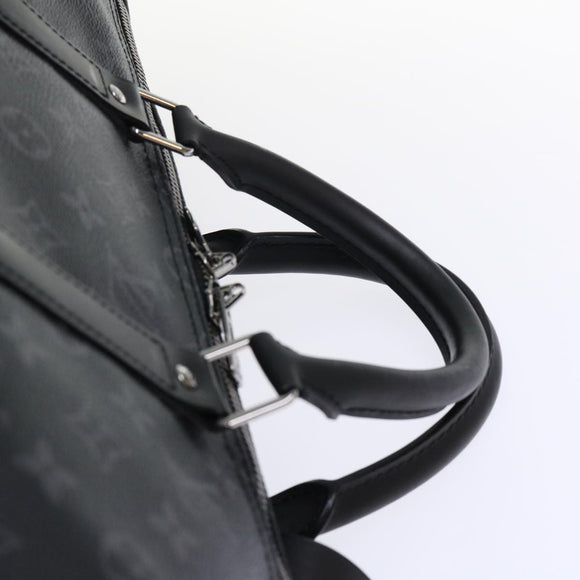 LOUIS VUITTON Eclipse Split Keepall Bandouliere 50 Boston Bag M43817 Auth 46325S