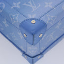 LOUIS VUITTON Monogram Clouds Soft Trunk Shoulder Bag Blue M45430 LV Auth 46350S-16