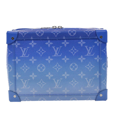 LOUIS VUITTON Monogram Clouds Soft Trunk Shoulder Bag Blue M45430 LV Auth 46350S - 0