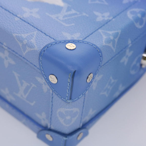 LOUIS VUITTON Monogram Clouds Soft Trunk Shoulder Bag Blue M45430 LV Auth 46350S